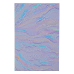 Mezmerizing Iridescent Stone Faux Canvas Print
