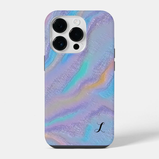 Mezmerizing Iridescent Stone Iphone Case (Back)