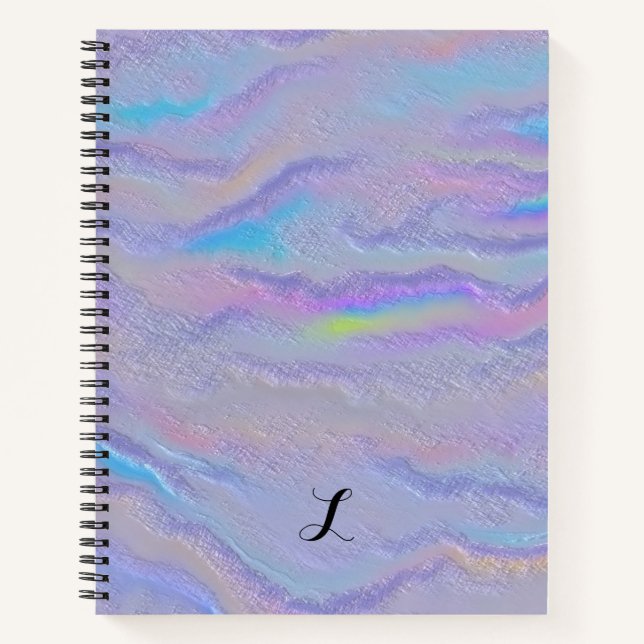Mezmerizing Iridescent Stone Notebook (Front)