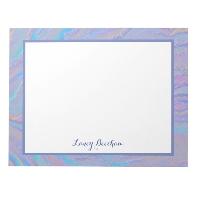 Mezmerizing Iridescent Stone Notepad (Front)