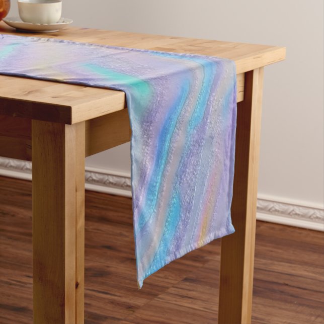 Mezmerizing Iridescent Stone Short Table Runner (In Situ)