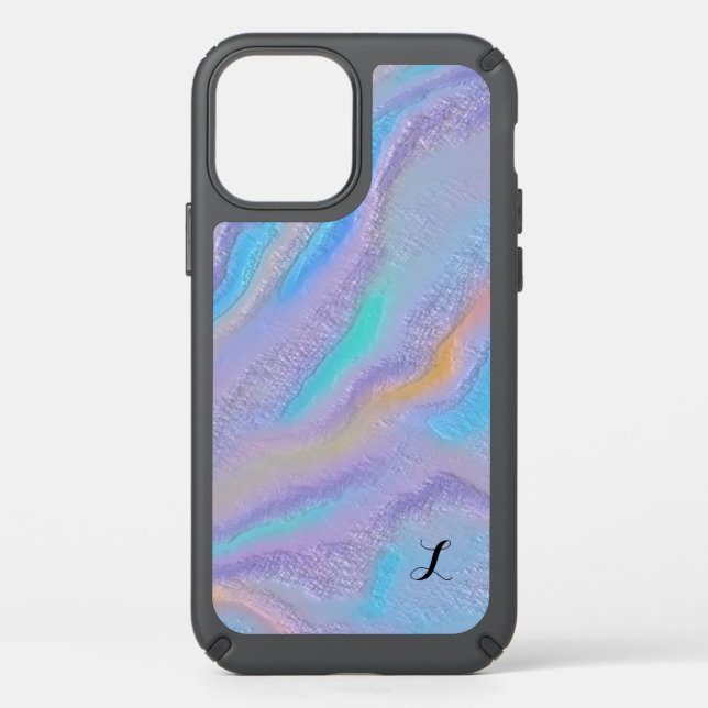 Mezmerizing Iridescent Stone Speck iPhone 12 Case (Front)