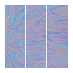 Mezmerizing Iridescent Stone Triptych