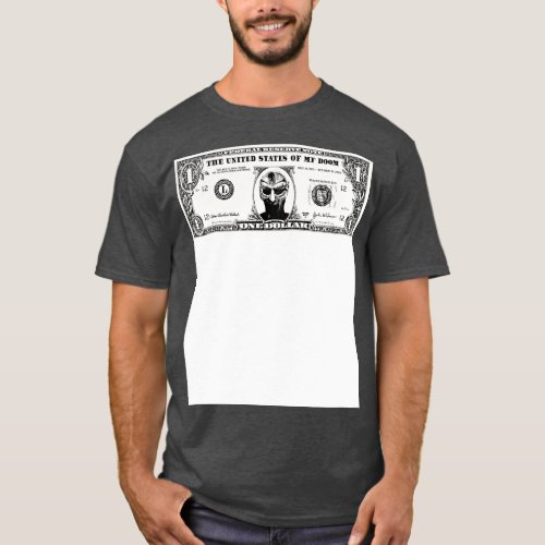MF DOOM one dollar bill T_Shirt