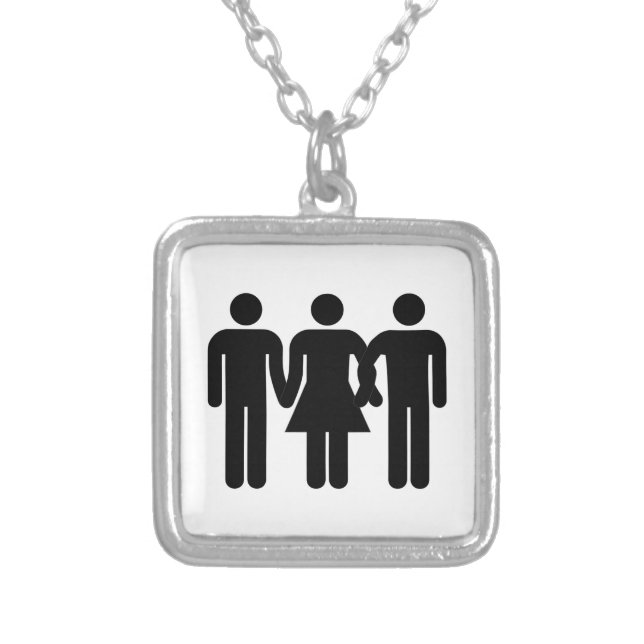 MFM Original Silver Plated Necklace (Front)