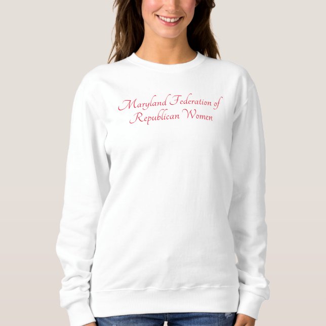 MFRW Cursive Longsleeve Sweatshirt (Front)