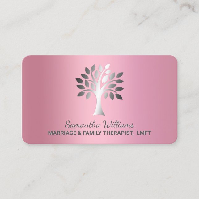 MFT Marriage And Family Therapist Business Card (Front)
