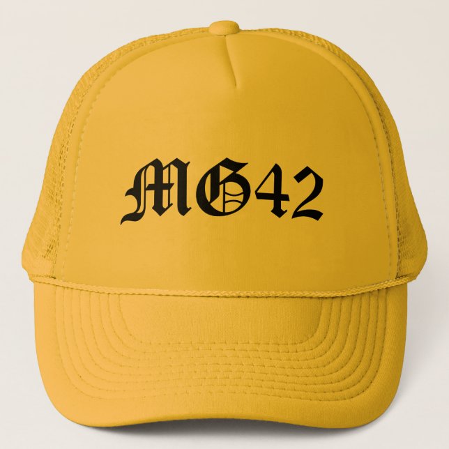 MG42 TRUCKER HAT (Front)