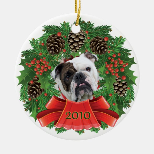 _MG_5730aChristmasWreath Ceramic Ornament (Front)