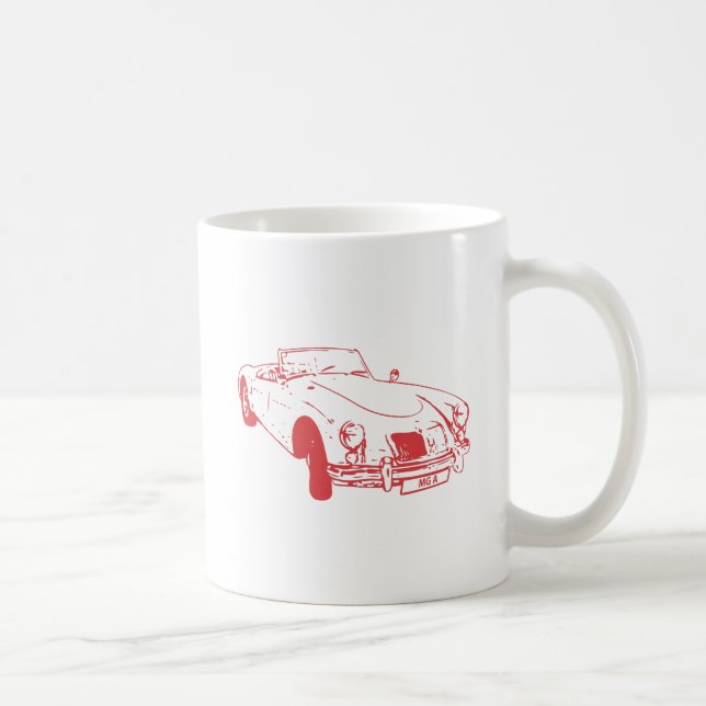 MG A Mug red (Right)