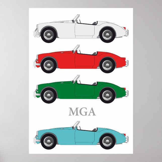 MG A poster (Front)