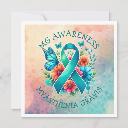 MG Awareness  Myasthenia Gravis Ribbon
