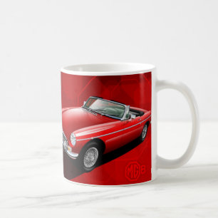 MG B Illustrated Mug