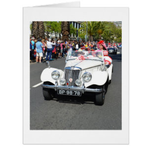 MG car in Madeira card