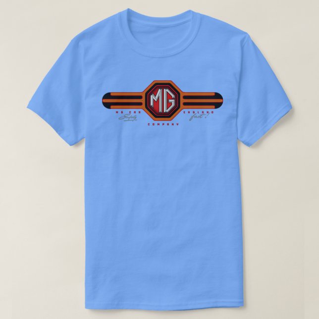MG cars England 1 T-Shirt (Design Front)