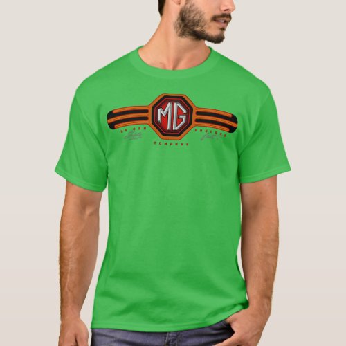 MG cars England T_Shirt