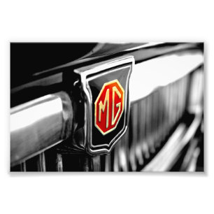 MG Classic British Sports Motor Car Photo Print