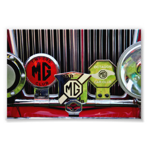 MG Classic British Sports Motor Car Photo Print