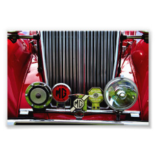 MG Classic British Sports Motor Car Photo Print