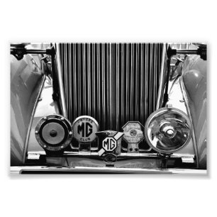 MG Classic Sports Motor Car Photo Print