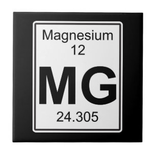 Mg - Magnesium Ceramic Tile