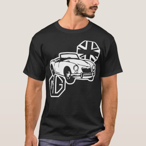 MG MGA British Sports Car T_Shirt