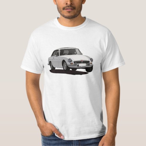 MG MGB GT _ white T_Shirt