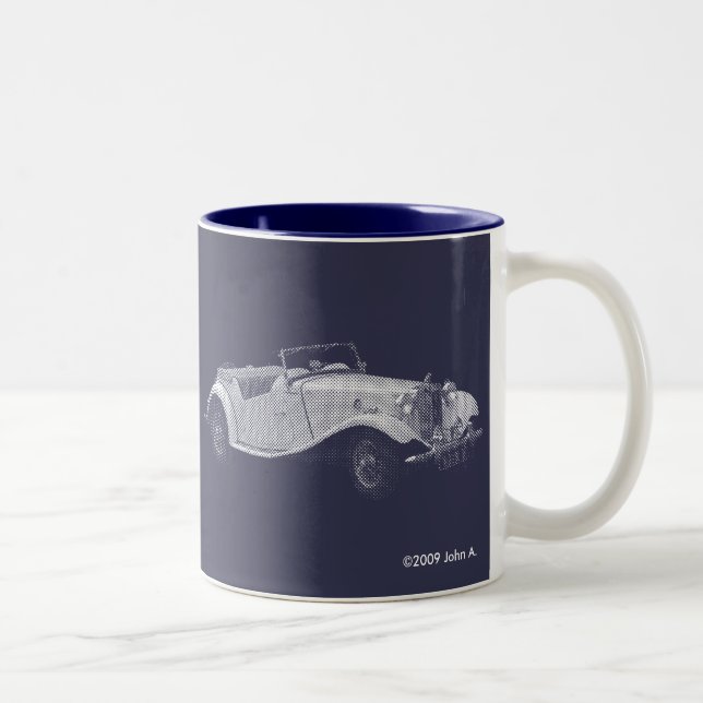 MG TD Mark II Roadster Mug (Right)