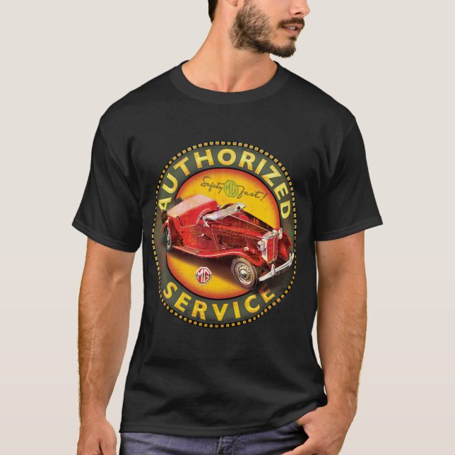 mg td service sign uk T-Shirt (Front)