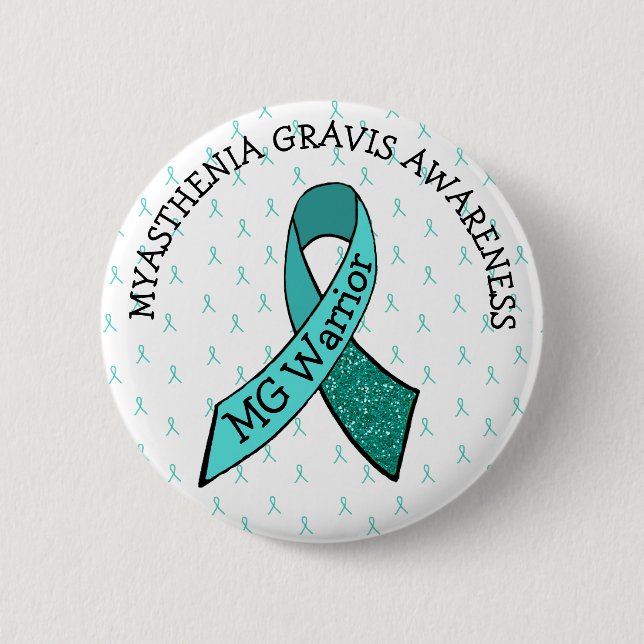MG Warrior Awareness Ribbon Button (Front)