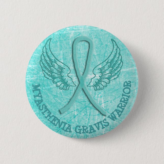 MG Warrior Awareness Ribbon Button (Front)