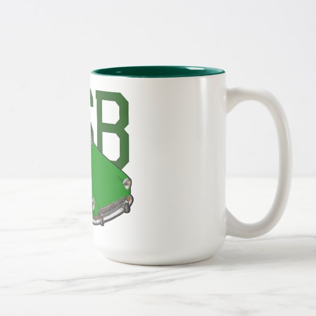 mgb green Two-Tone coffee mug (Right)