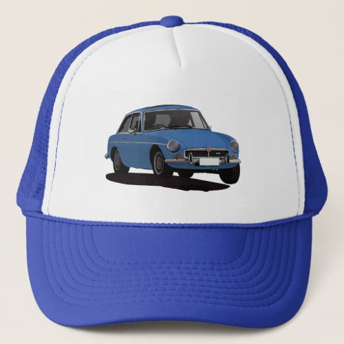 MGB GT V8 _ Blue Trucker Hat