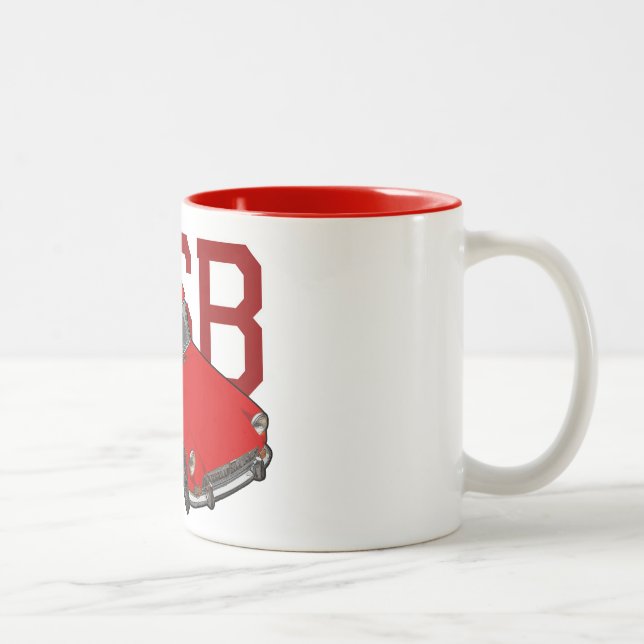 MGB Red Two-Tone Coffee Mug (Right)