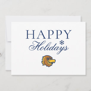 MGE Mascot Head Holiday Design Card