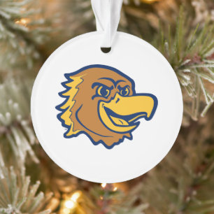 MGE Mascot Head Holiday Design Ornament