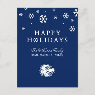 MGE Mascot Head Holiday Design Postcard