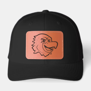 MGE Mascot Head Leather Patch Hat