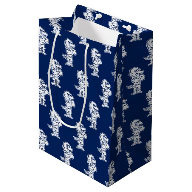 MGE Mascot Holiday Design Medium Gift Bag (Front Angled)