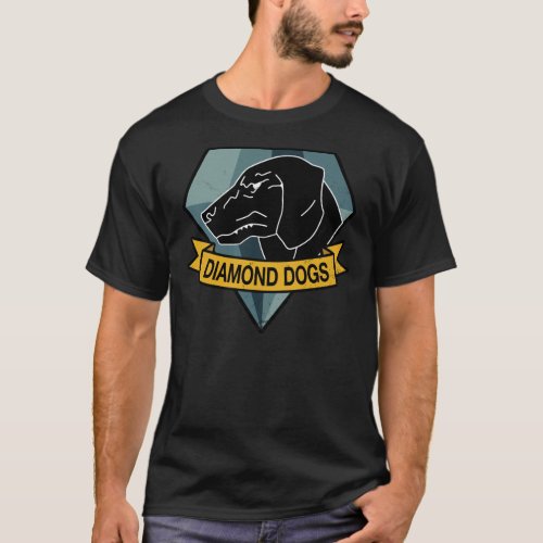 MGS _ DIAMOND DOGS Logo  T_Shirt
