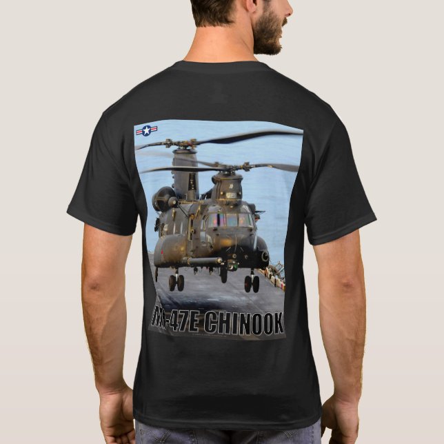 MH-47E CHINOOK T-Shirt (Back)