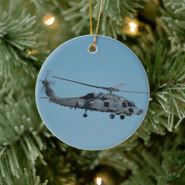 MH-60R Seahawk Ceramic Ornament (Tree)