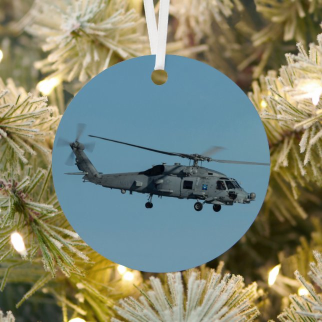 MH-60R Seahawk Metal Ornament (Insitu)