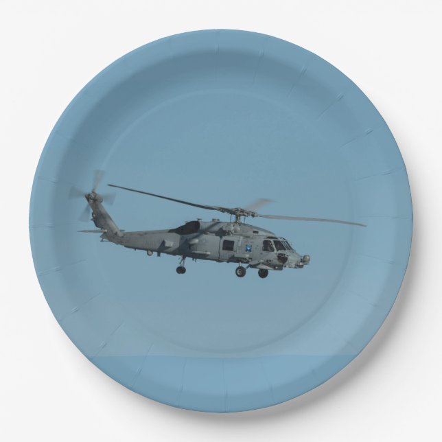 MH-60R Seahawk Paper Plates (Front)
