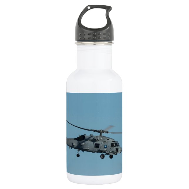 MH-60R Seahawk Stainless Steel Water Bottle (Front)