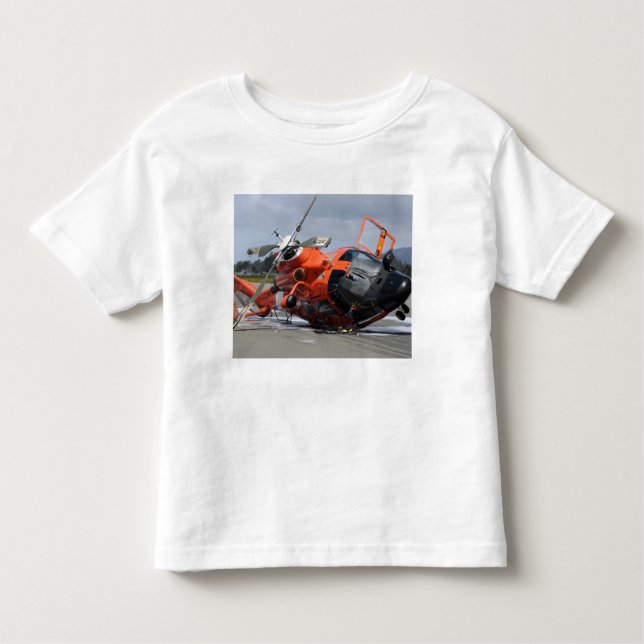 MH-65 Dolphin helicopter crashed at Arcata Airp Toddler T-shirt (Front)
