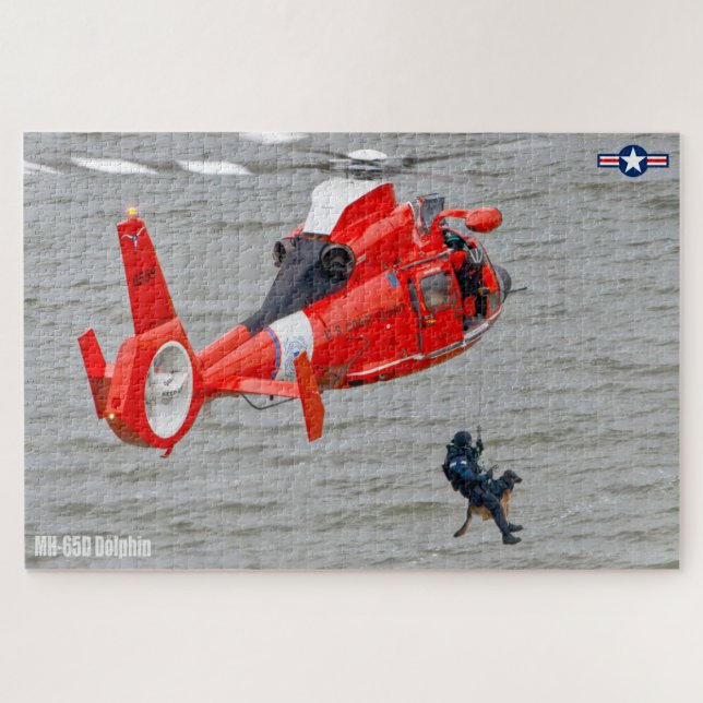 MH-65D DOLPHIN (20x30 INCH) Jigsaw Puzzle (Horizontal)