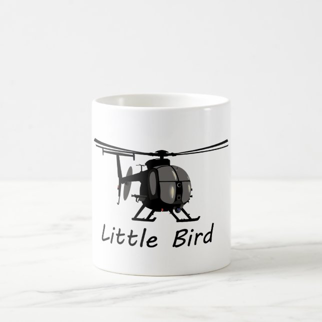 MH-6 Little Bird Helicopter Coffee Mug (Center)