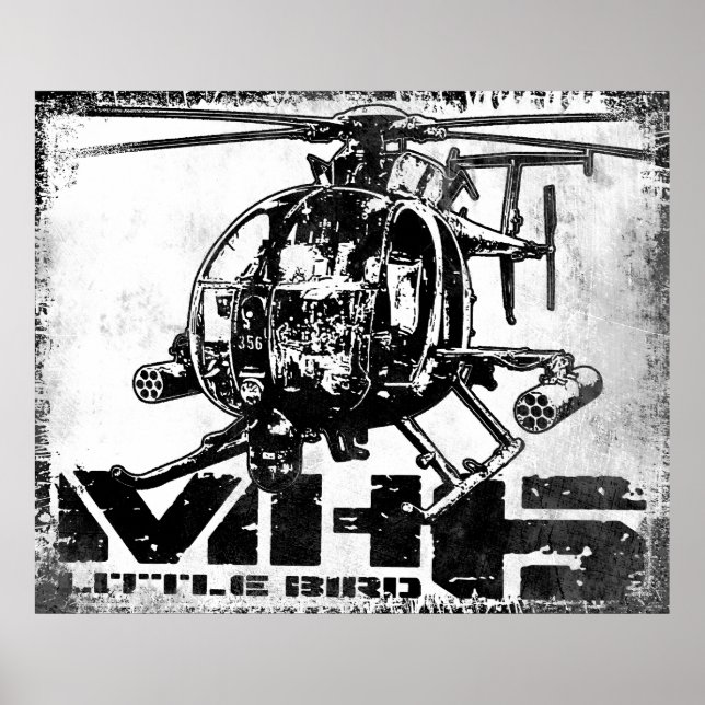 MH-6 Little Bird Poster (Front)