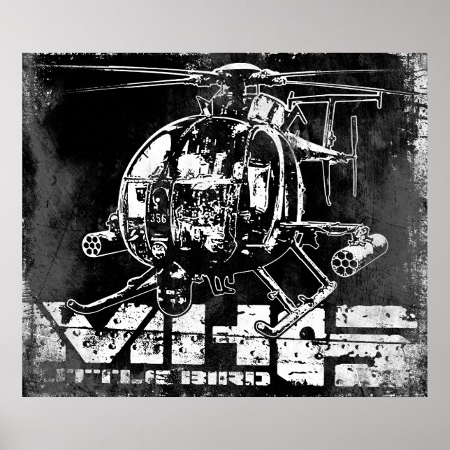 MH-6 Little Bird Poster (Front)